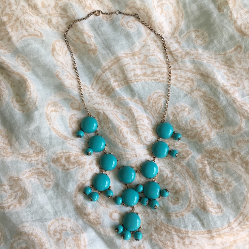 TEAL BUBBLE NECKLACE